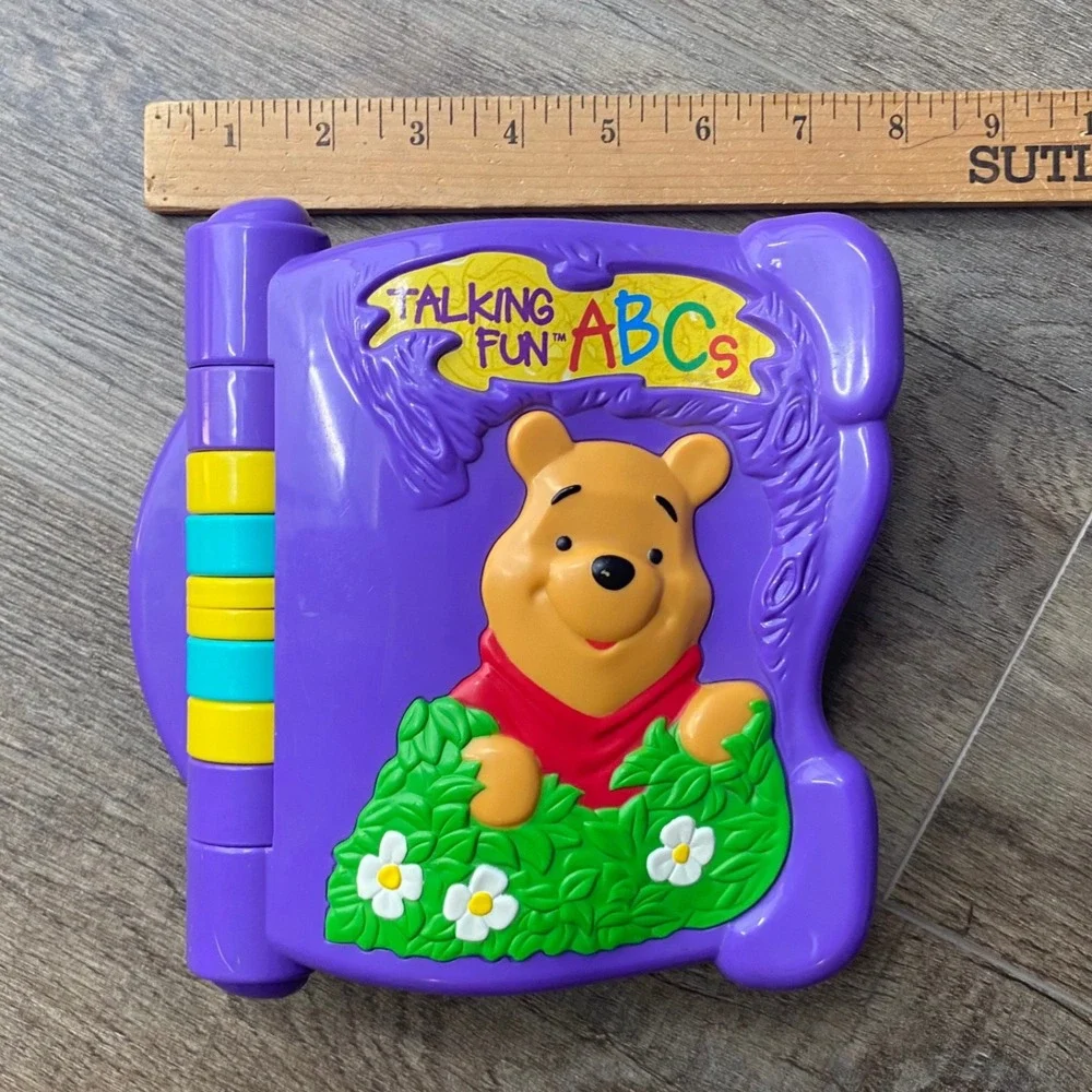 Disney Winnie the Pooh Talking Fun ABCs Electronic Learning Toy Mattel Vintage